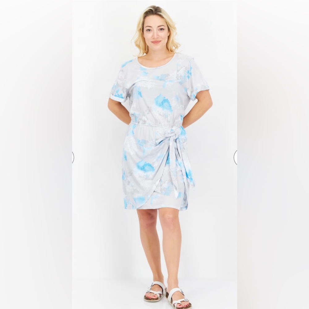 NWT Calvin Klein sz M floral print mini dress
